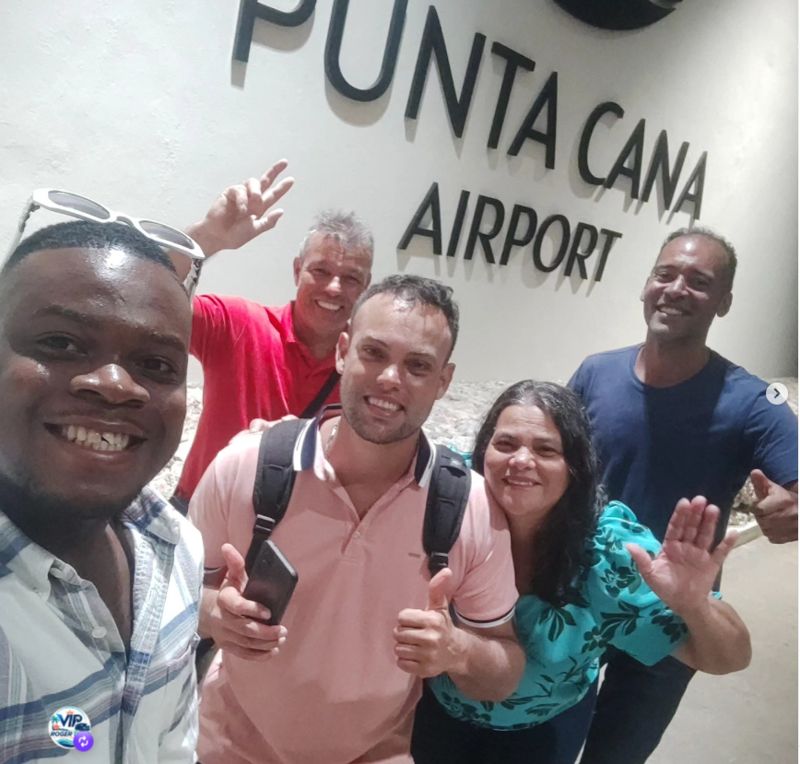 Roger welcoming guests at Punta Cana Airport